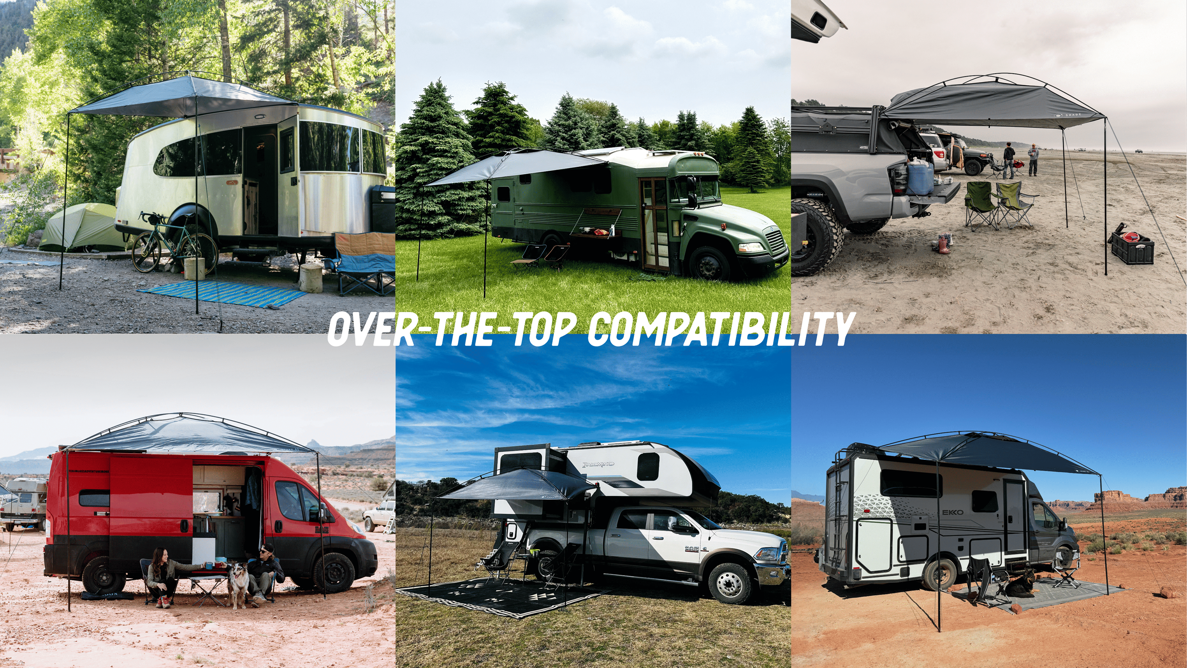 MoonShade Portable Vehicle Awning, Large 9' x 7' Lightweight Car Canopy for Trucks, SUVs, Vans, Campers & Outdoor Adventures (Shadow Blue)