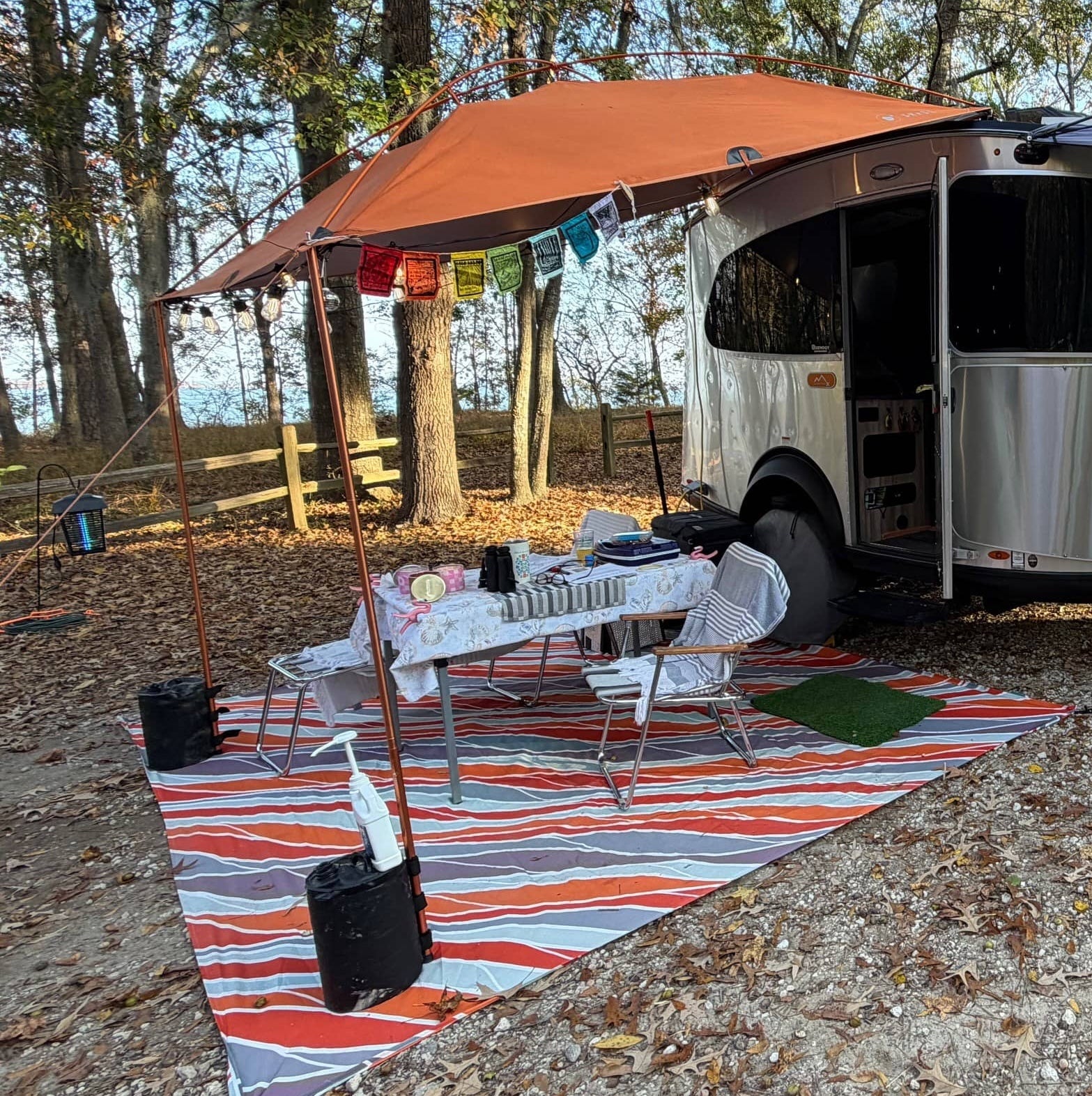 airstream tent Shade for Airstream Basecamp
