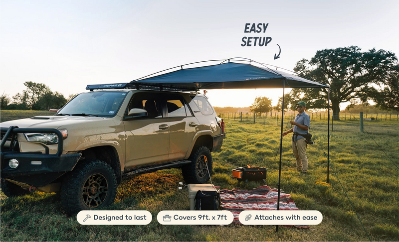 MoonShade portable vehicle awning